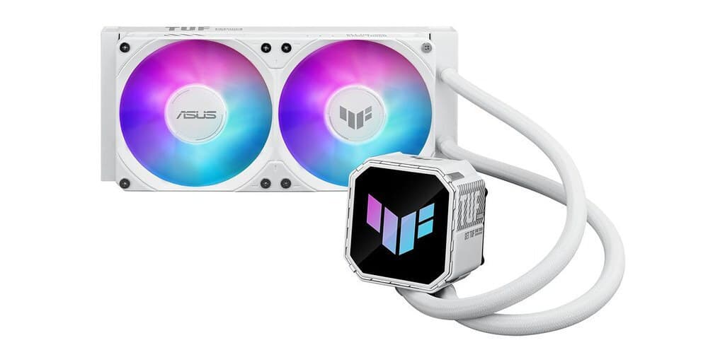 Asus TUF Gaming LC III 240 Υδρόψυξη AIO CPU με 2 Ανεμιστήρες 120mm και ARGB Φωτισμό Λευκή 3
