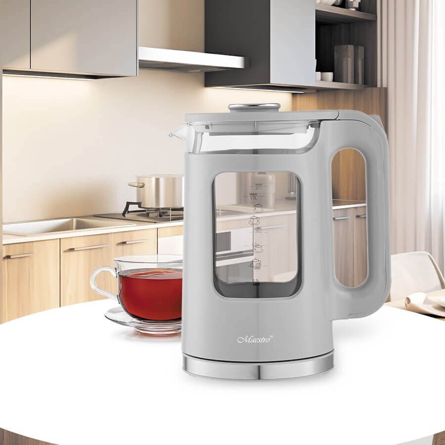 Maestro Electric Βραστήρας 1.7lt 2200W Γκρι 4