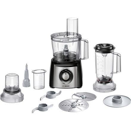 Bosch MultiTalent 3 MCM3501M Πολυμίξερ 800W με Κάδο 2.3lt και Κανάτα Μπλέντερ Μαύρο 33