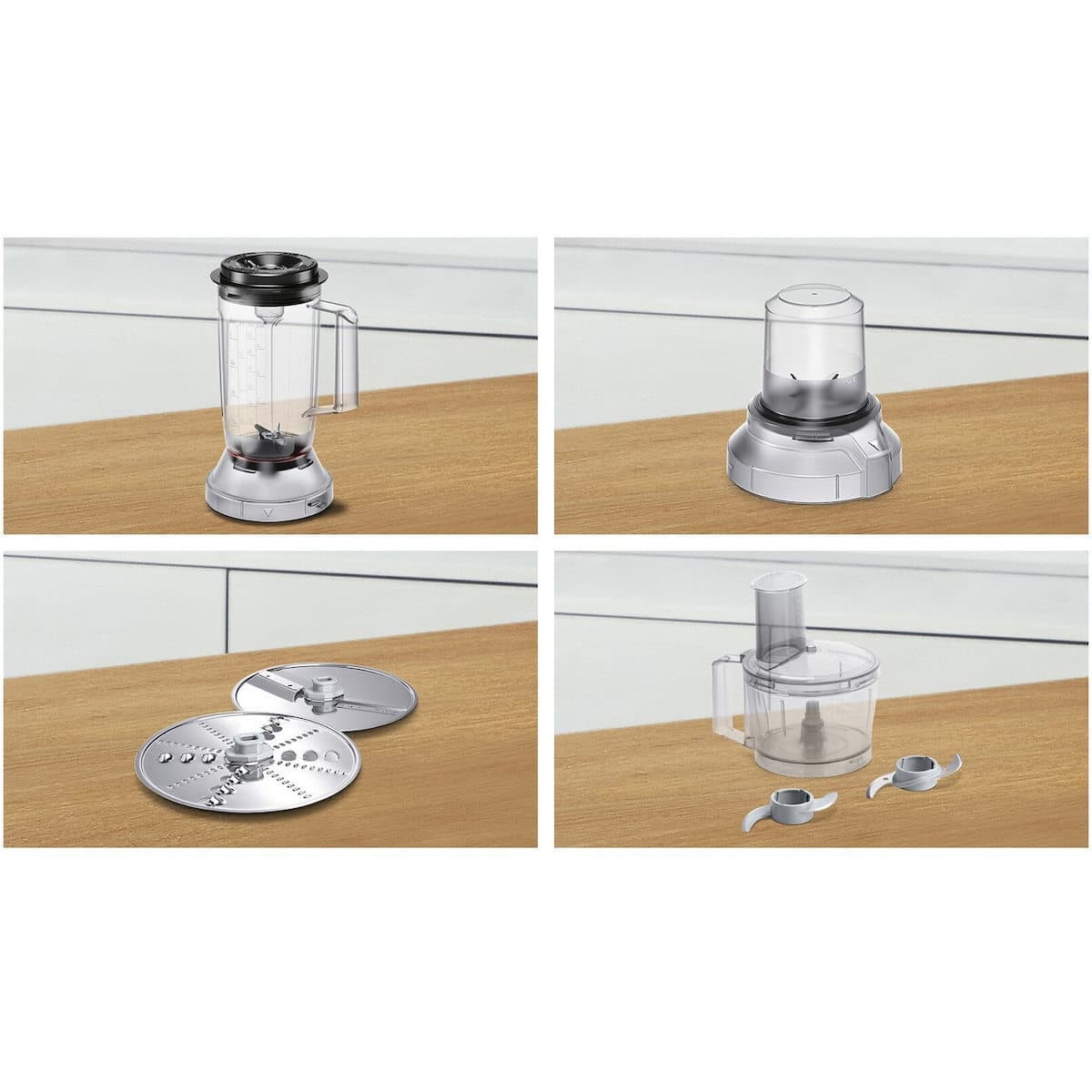 Bosch MultiTalent 3 MCM3501M Πολυμίξερ 800W με Κάδο 2.3lt και Κανάτα Μπλέντερ Μαύρο 35