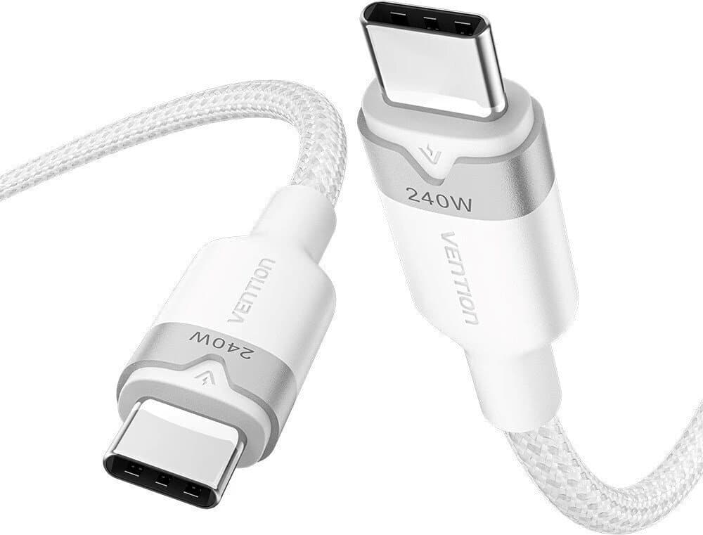 Vention USB 2.0 Cable USB-C male - USB-C 240W PD Λευκό 1m TRIWF
