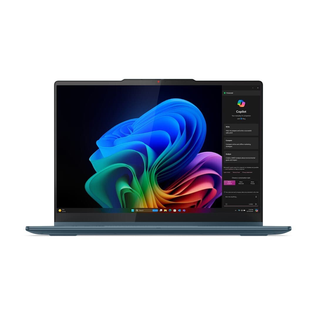 Lenovo Yoga 7 2-in-1 14AKP10 14" OLED FHD+ Touchscreen (Ryzen AI 300 Series-5 340/16GB/512GB SSD/W11 Home) Tidal Teal (US Keyboard) 2