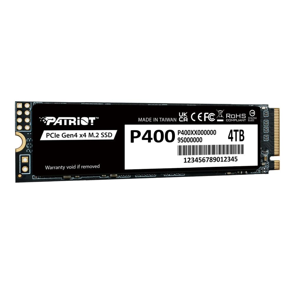 Patriot P400 V4 SSD 4TB τύπου M.2 με σύνδεση PCI Express 4.0 (PS5 Compatible) P400VP4TBM28H 7