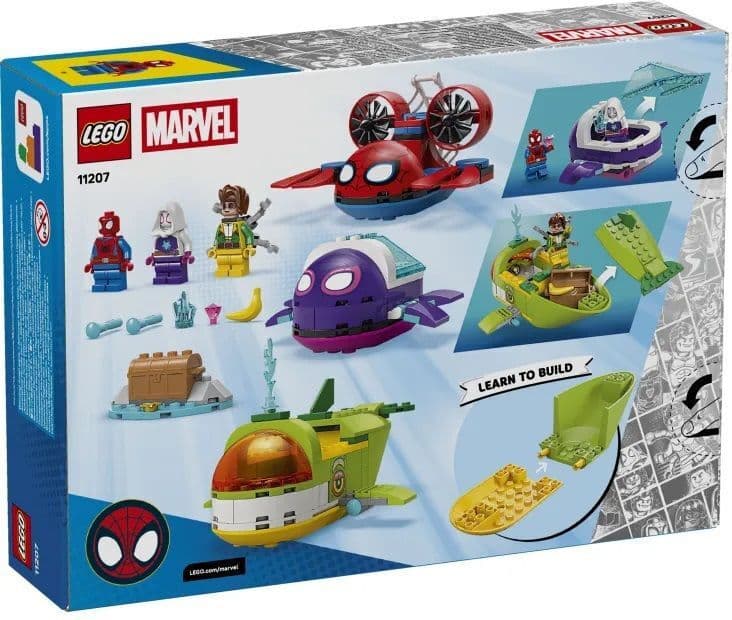 LEGO Marvel Spidey: Underwater Vehicles για 4+ Ετών 154τμχ 11207 2