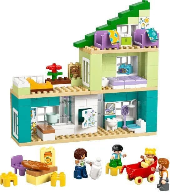 LEGO Duplo 3 in 1 Modern Family House with Figures για 2+ Ετών 166τμχ 10470 3
