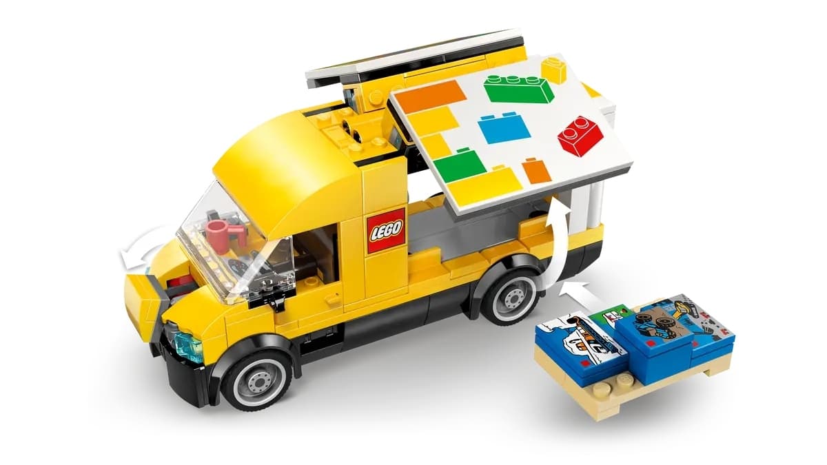 LEGO City The LEGO® Van για 6+ Ετών 276τμχ 60500 4
