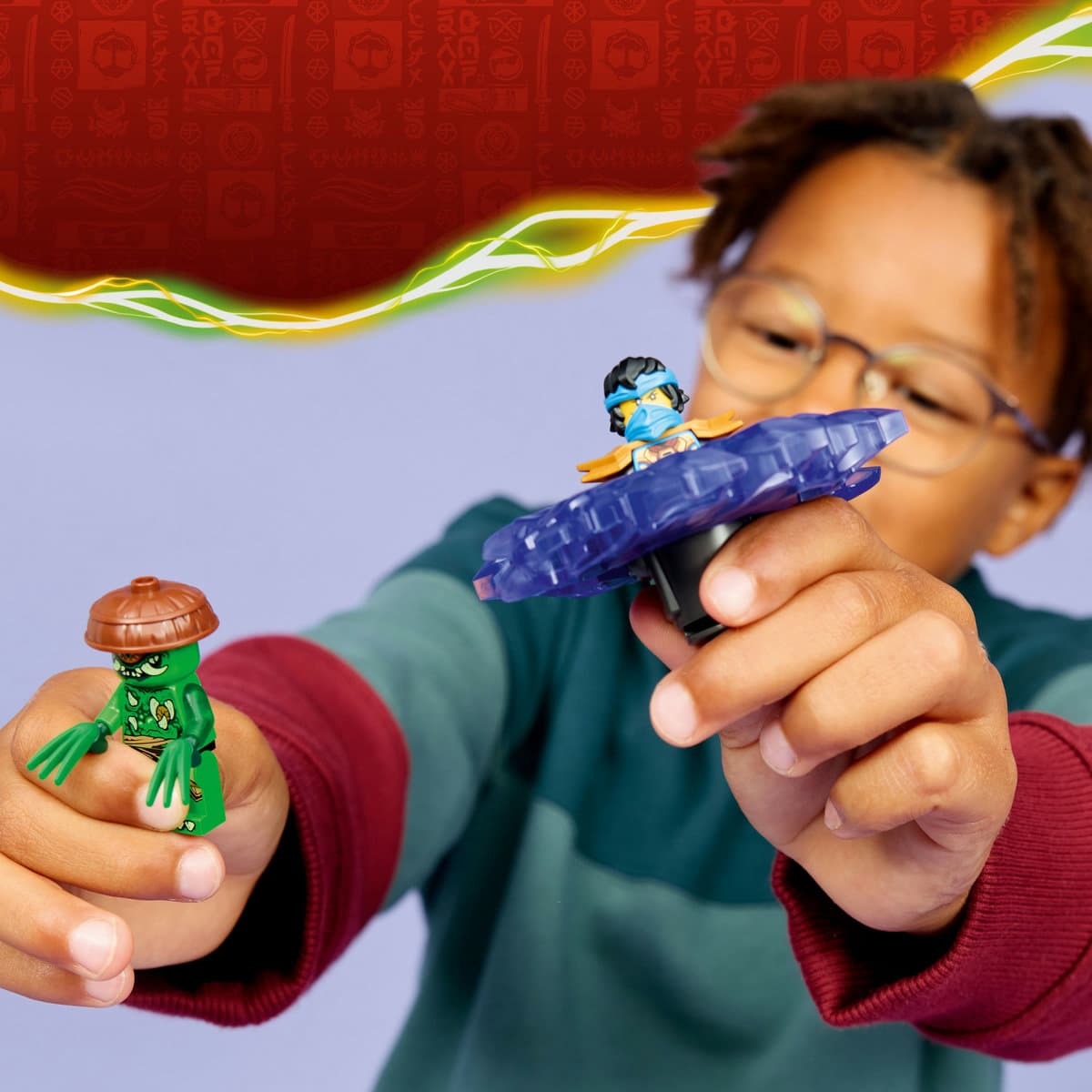 LEGO Ninjago Nya vs. Mutation Monster Spinner για 6+ Ετών 49τμχ 71849 9
