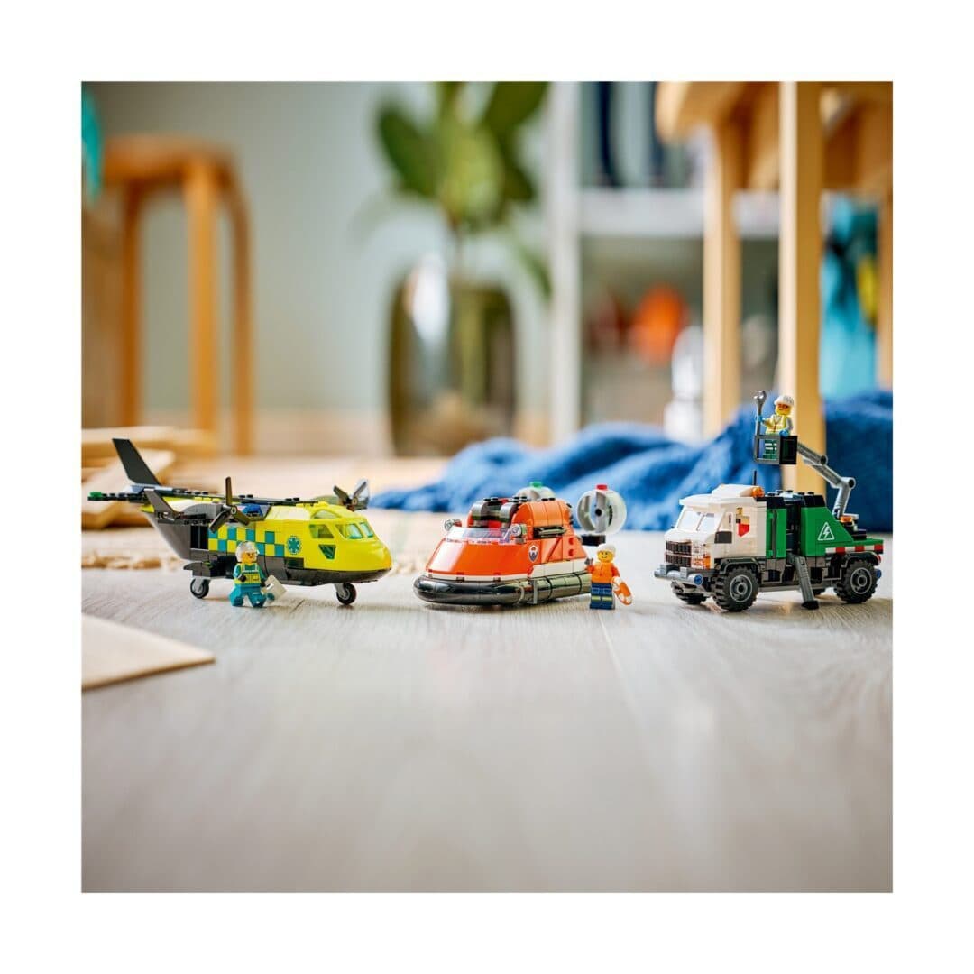LEGO City Airplane, Service Truck & Hovercraft Remix για 7+ Ετών 990τμχ 60505 8