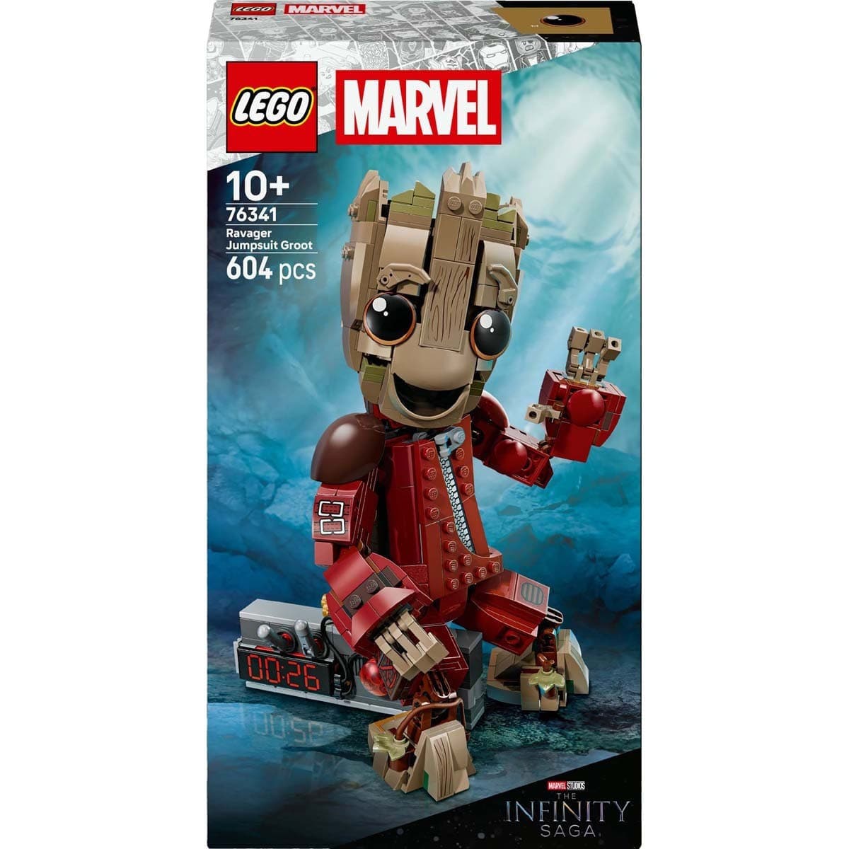 LEGO Marvel Ravager Jumpsuit Groot για 10+ Ετών 604τμχ 76341 11