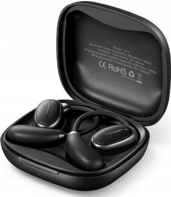 Vention OpenBeat 013 Open Ear Bluetooth Handsfree Ακουστικά με Αντοχή στον Ιδρώτα και Θήκη Φόρτισης Μαύρα 3