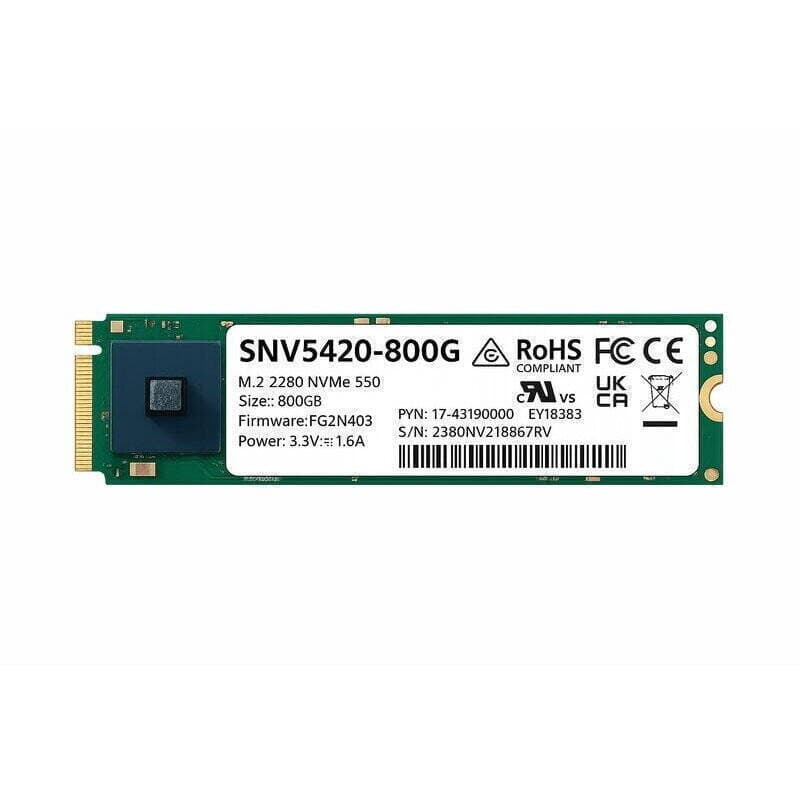 Synology SSD 800GB τύπου M.2 με σύνδεση PCI Express 3.0 SNV5420-800G 3
