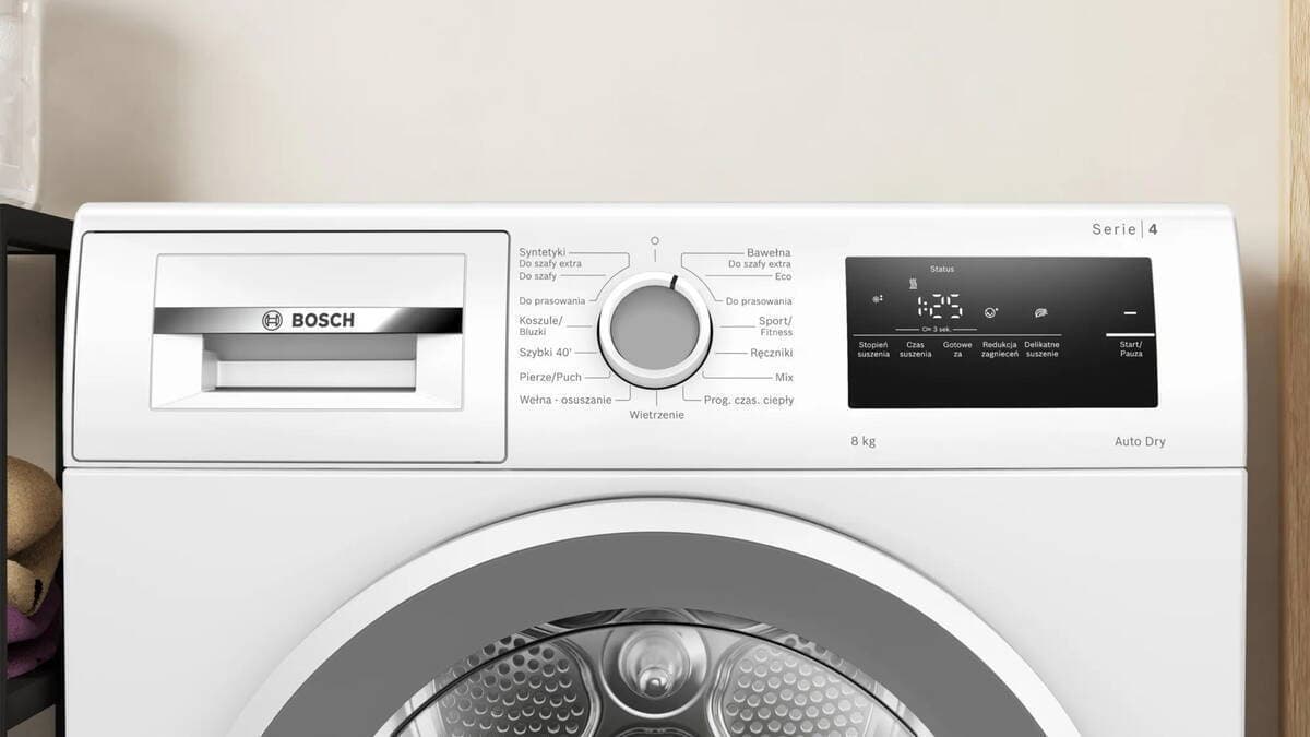 Bosch Serie 4 Στεγνωτήριο 7kg με Αντλία Θερμότητας 7