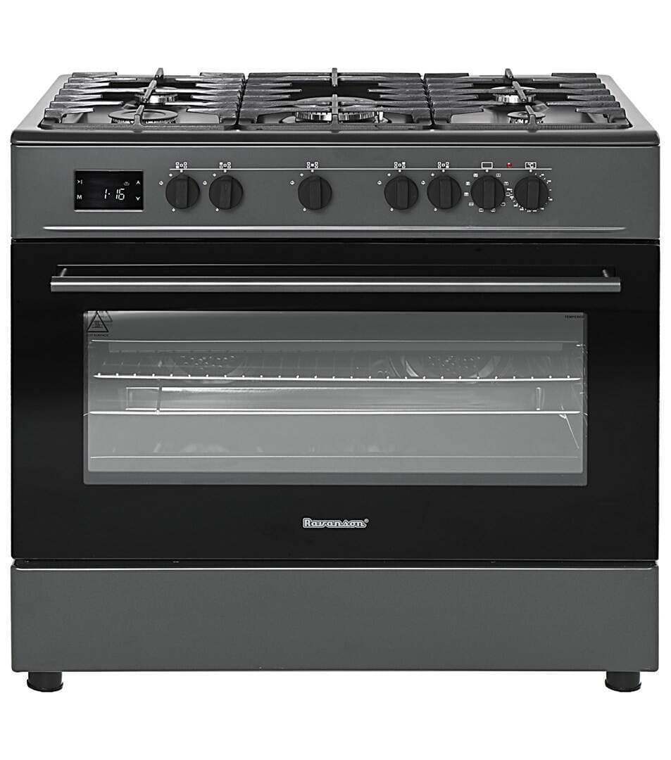 Ravanson Cheff Κουζίνα 107lt με Εστίες Υγραερίου Π90εκ. Μαύρη 4