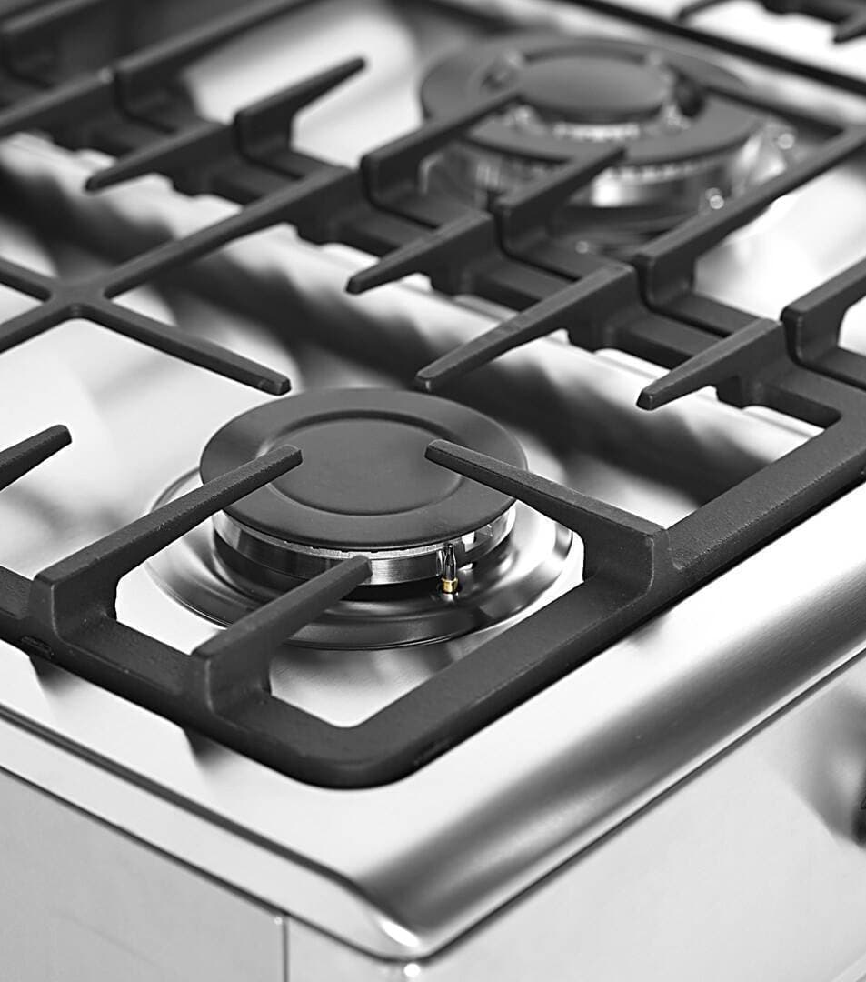 Ravanson Chef Modern Κουζίνα 110lt με Εστίες Υγραερίου Π90εκ. Inox 4