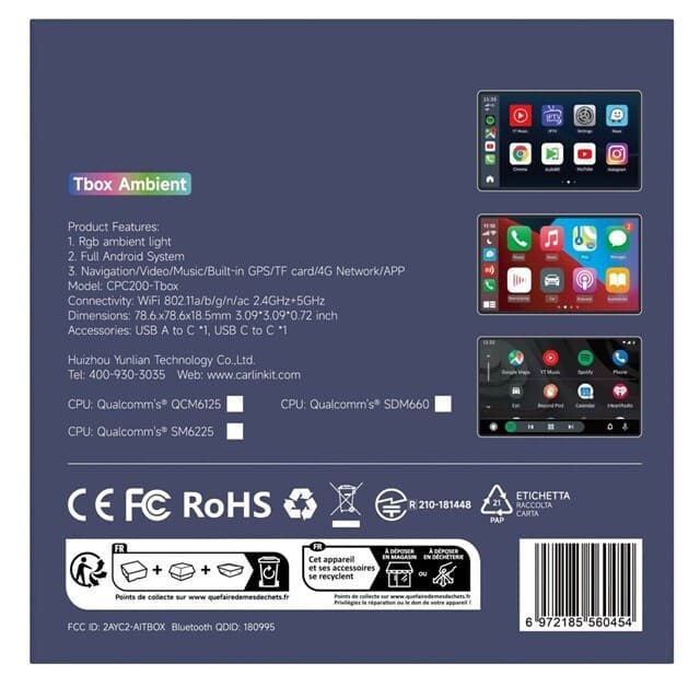Carlinkit Αντάπτορας Carplay & Android Auto Αυτοκινήτου 2