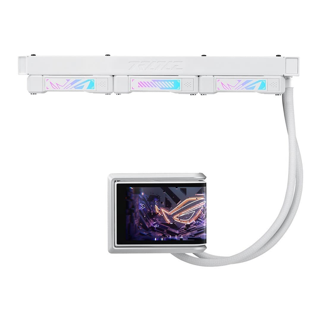 Asus ROG Ryuo IV 360 ARGB Υδρόψυξη AIO CPU με 3 Ανεμιστήρες 120mm Λευκή 2
