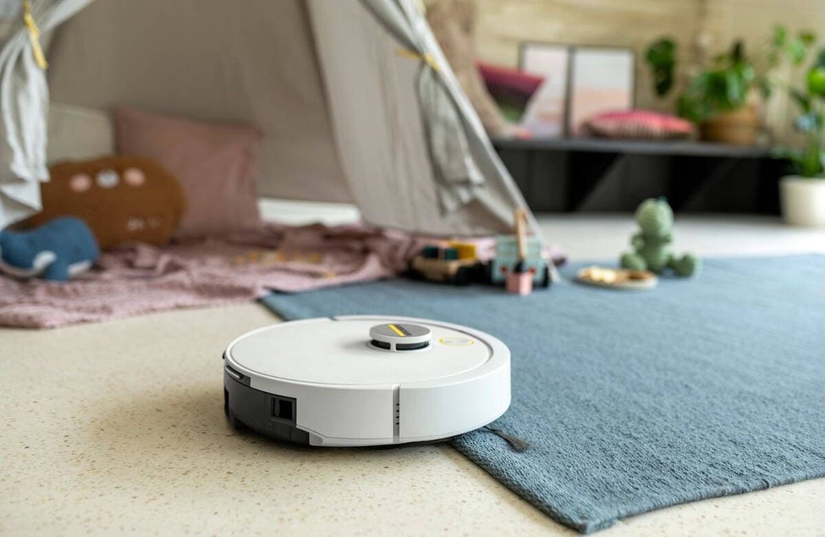 Karcher RVC 3 Σκούπα Ρομπότ με Χαρτογράφηση Laser & Απορρόφηση 15000Pa Λευκή 6