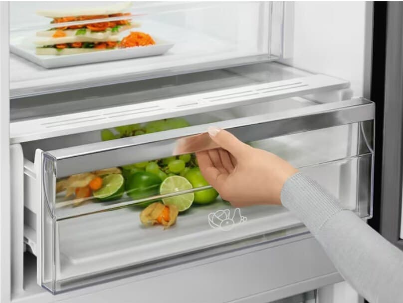 Electrolux Ψυγειοκαταψύκτης 367lt NoFrost Υ201xΠ59.5xΒ66.2εκ. Μαύρος LNT7ME36K2 10