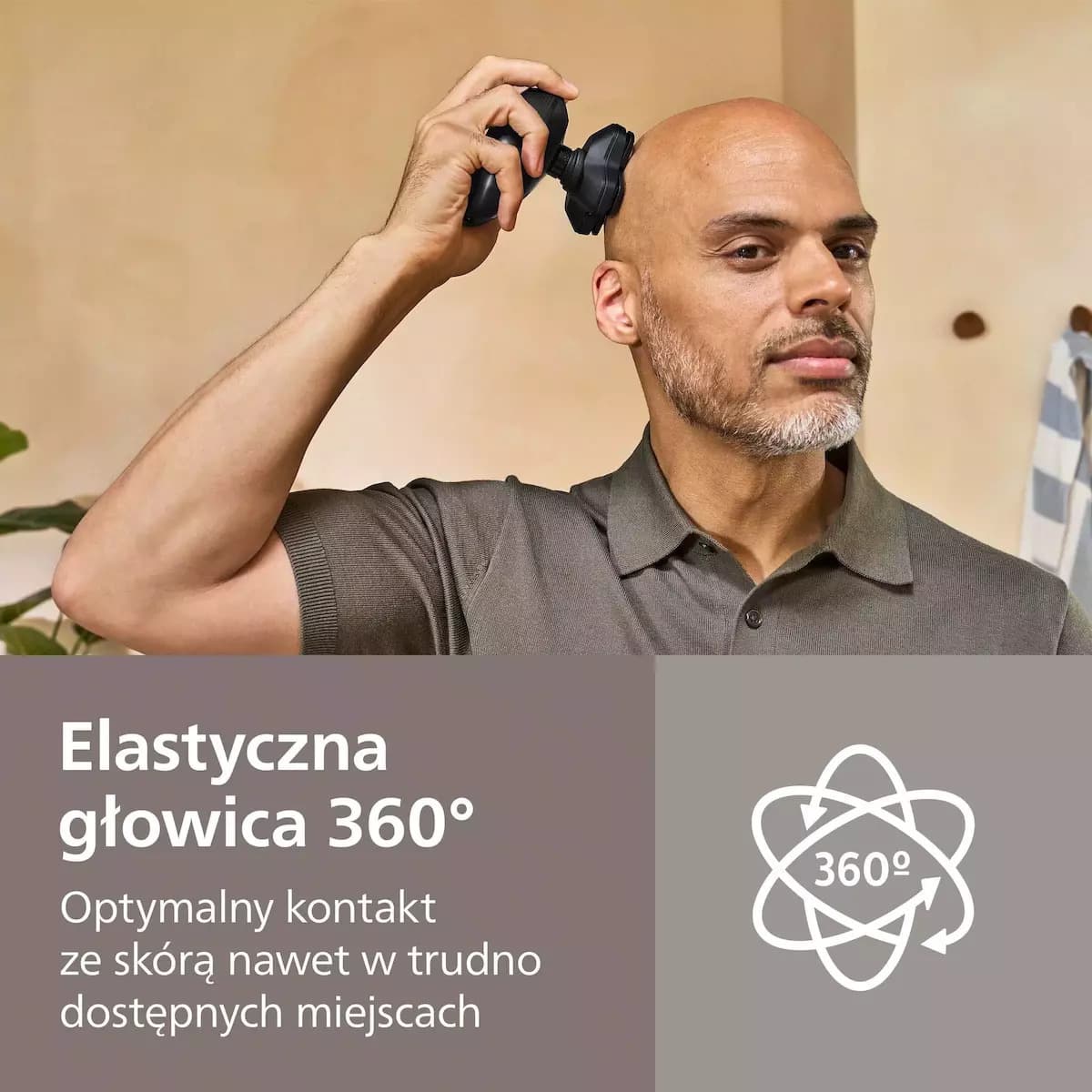 Philips Series 5000 HS5980/15 Περιστρεφόμενη Ξυριστική Μηχανή Προσώπου Επαναφορτιζόμενη 13