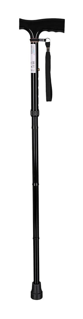 Μπαστούνι Περιπάτου Folding Walking Stick Actionmed Black