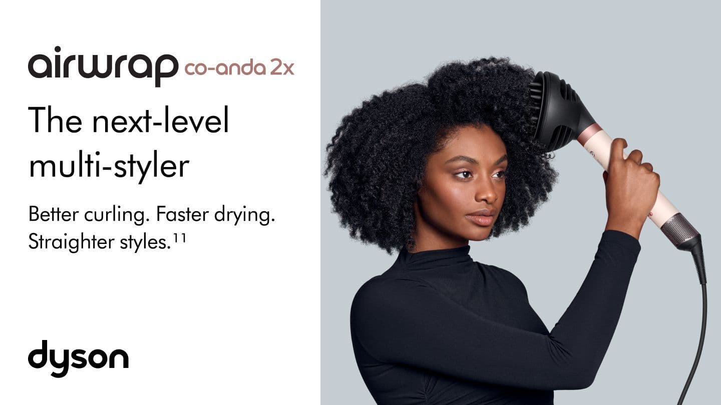 Dyson Hs09 Airwrap Co-anda2x Curly + Coily Ηλεκτρική Βούρτσα με Αέρα για Ίσιωμα και Μπούκλες 1700W Amber Silk 143161-01 4