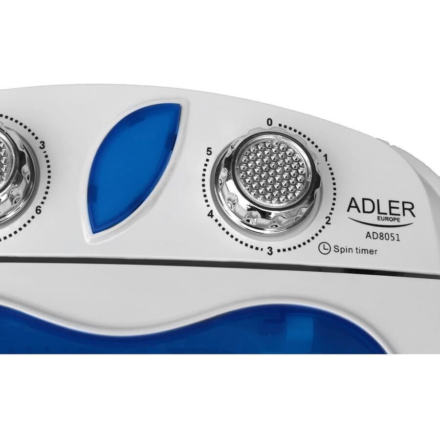 Adler Φορητό Πλυντήριο σε Λευκό Χρώμα AD 8051 6