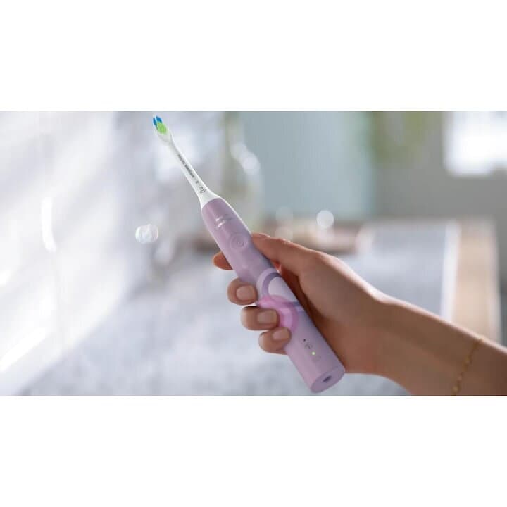 Philips Sonicare Ηλεκτρική Οδοντόβουρτσα με Αισθητήρα Πίεσης και Θήκη Ταξιδίου Μωβ 3