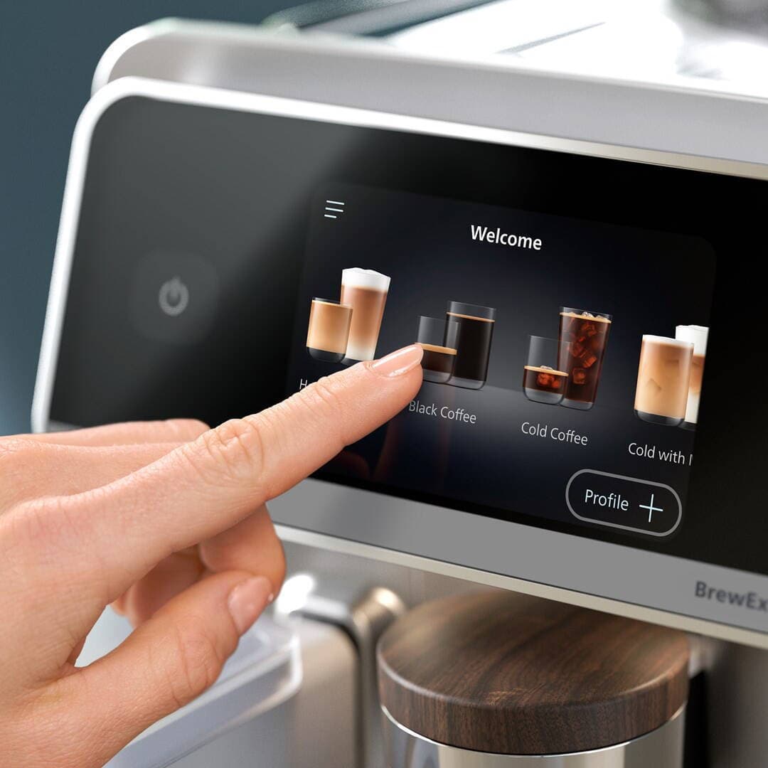 Philips Café Aromis Series 8000 Αυτόματη Μηχανή Espresso 1500W Πίεσης 15bar με Μύλο Άλεσης Ασημί EP8757/20 7