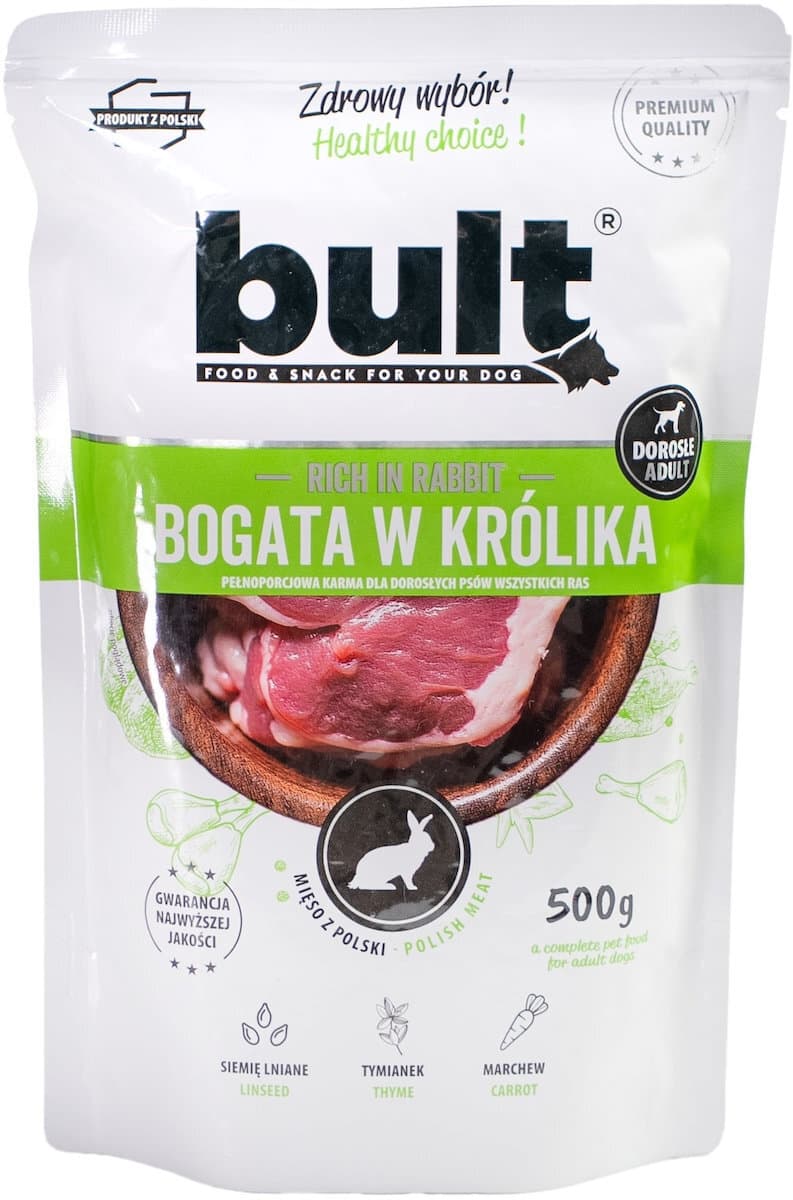 Bult Υγρή Τροφή Σκύλων σε Φακελάκι με Κουνέλι 500gr 2