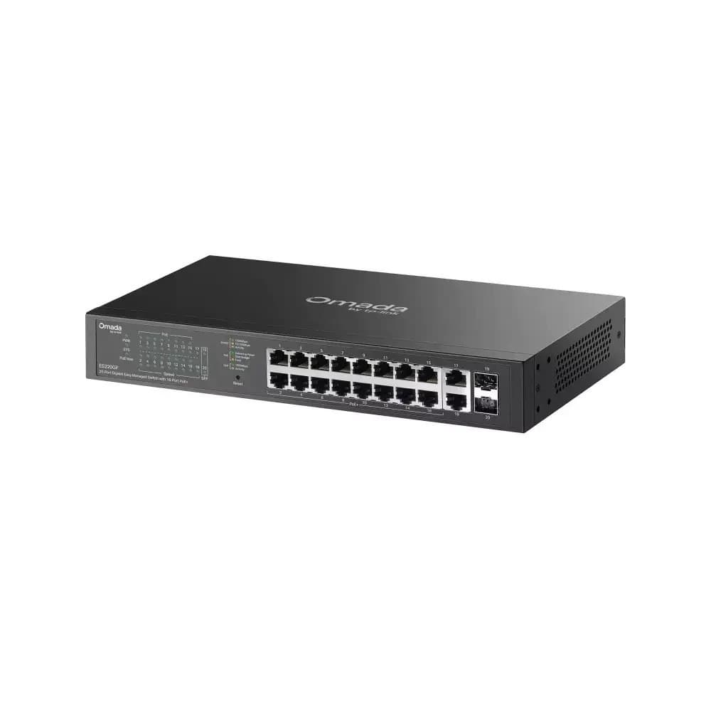 TP-LINK Omada ES220GP Managed PoE+ Switch με 18 Θύρες Gigabit (1Gbps) Ethernet και 2 SFP Θύρες 5