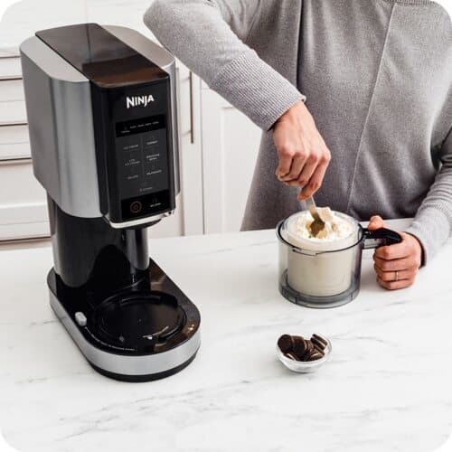 Ninja CREAMi Ice Cream & Frozen Dessert Maker Παγωτομηχανή 2x473ml Black / Silver 5