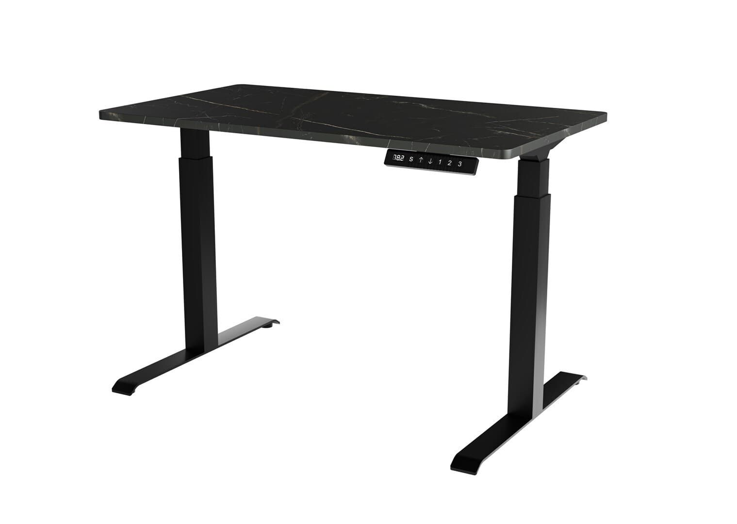 Γραφείο Gaming Moon Ξύλινο Black/san με Μεταλλικά Πόδια & Ρυθμιζόμενο Ύψος 121x67x72εκ.