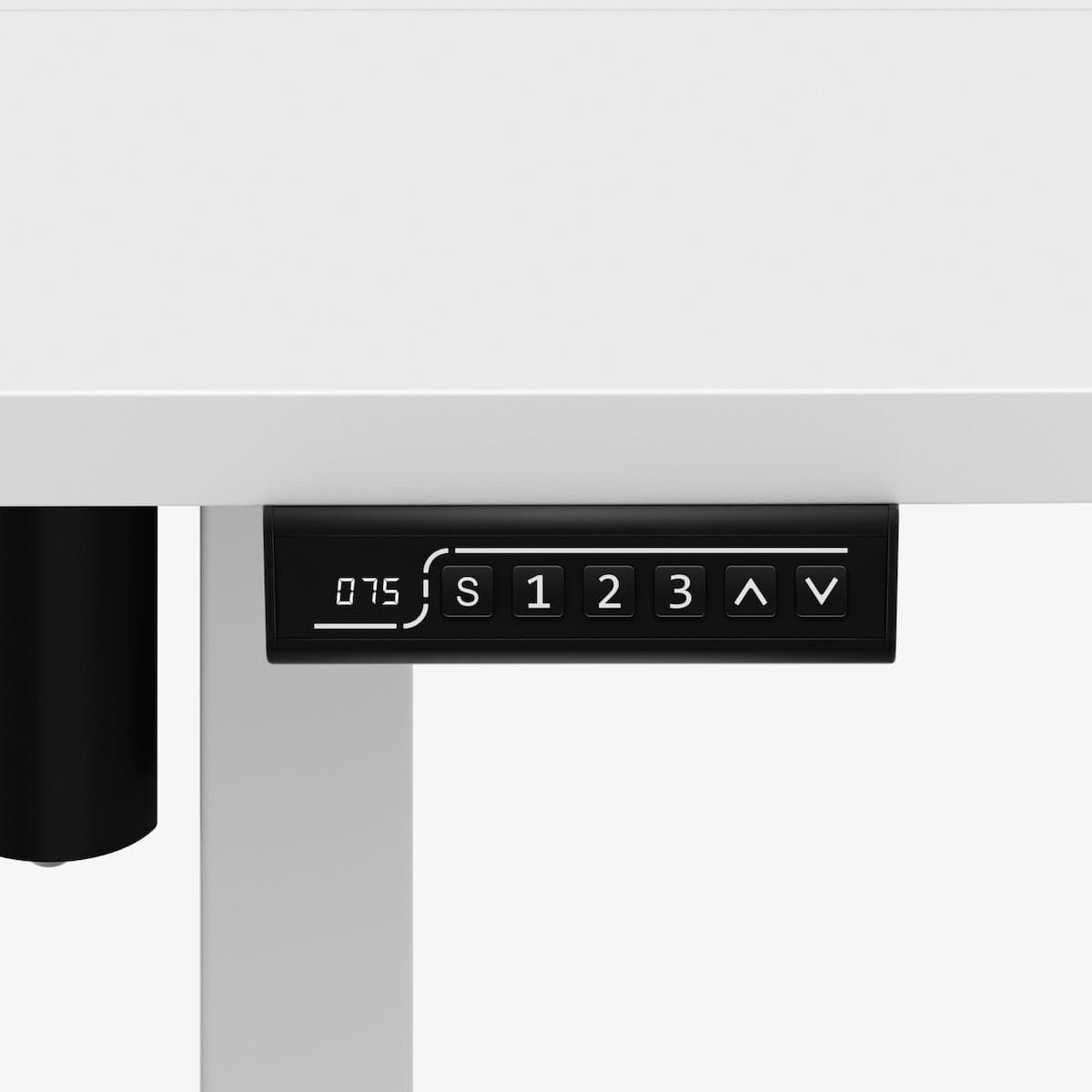Ηλεκτρικό Γραφείο Gaming Leader Ξύλινο Λευκό 140x70εκ. 4