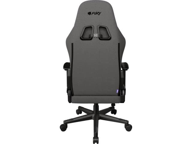 Fury S8 Υφασμάτινη Καρέκλα Gaming με Ρυθμιζόμενα Μπράτσα Γκρι 10