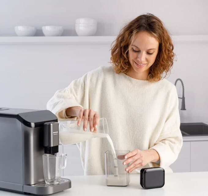 Taurus Accento Latte Αυτόματη Μηχανή Espresso Πίεσης 20bar με Μύλο Άλεσης Λευκή 920635000 3