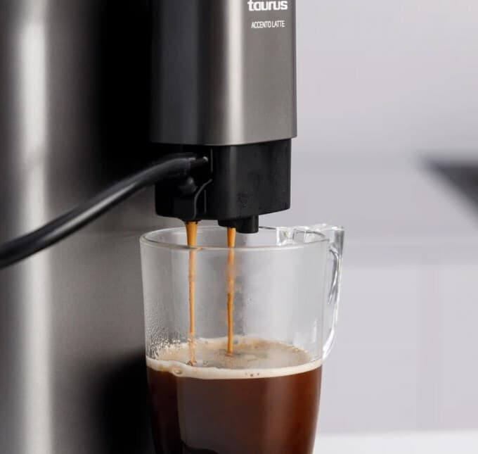 Taurus Accento Latte Αυτόματη Μηχανή Espresso Πίεσης 20bar με Μύλο Άλεσης Λευκή 920635000 6