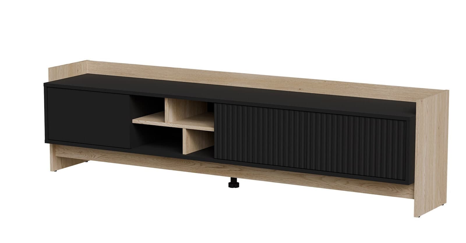 Μπουφές Porto Ξύλινος Oak/black 190x38x50cm
