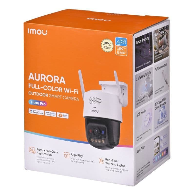 Imou Titan Pro IP Κάμερα Παρακολούθησης Wi-Fi Full HD+ 6MP Αδιάβροχη με Αμφίδρομη Επικοινωνία και Φακό 3.6mm 9