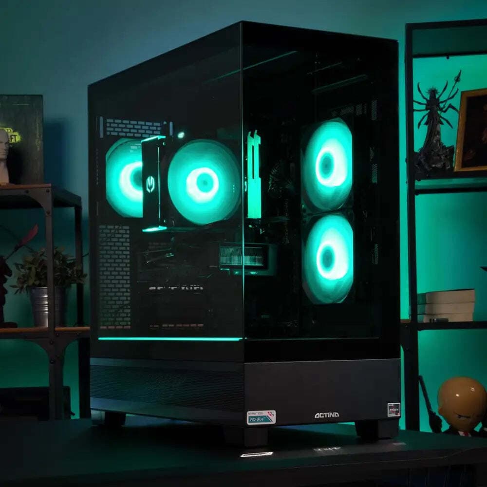 Actina Gaming Desktop PC (Ryzen 5-5600X/32GB DDR4/1.0TB SSD/GeForce RTX 5060/No OS) 5