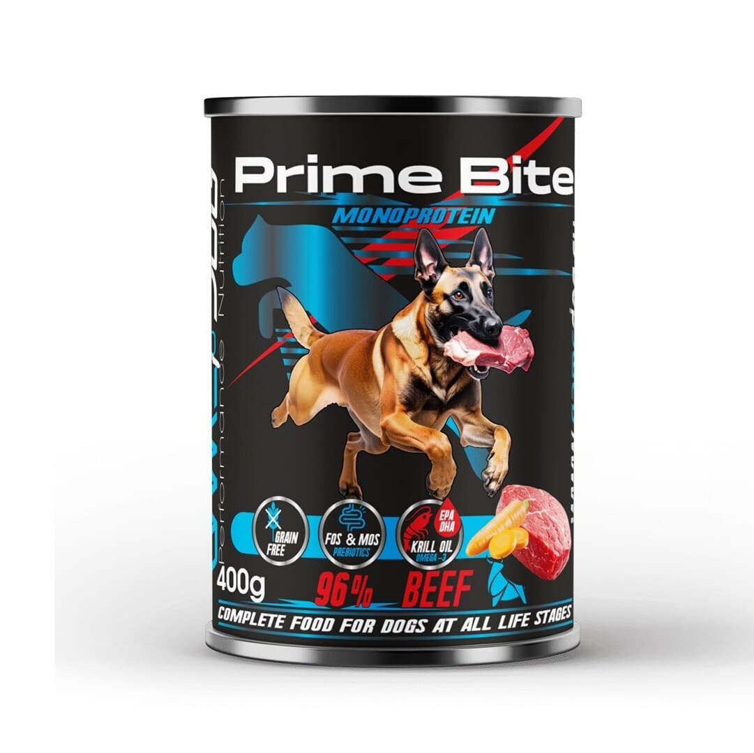 Game Dog Υγρή Τροφή Σκύλων με Βοδινό και Καρότο 400gr 2