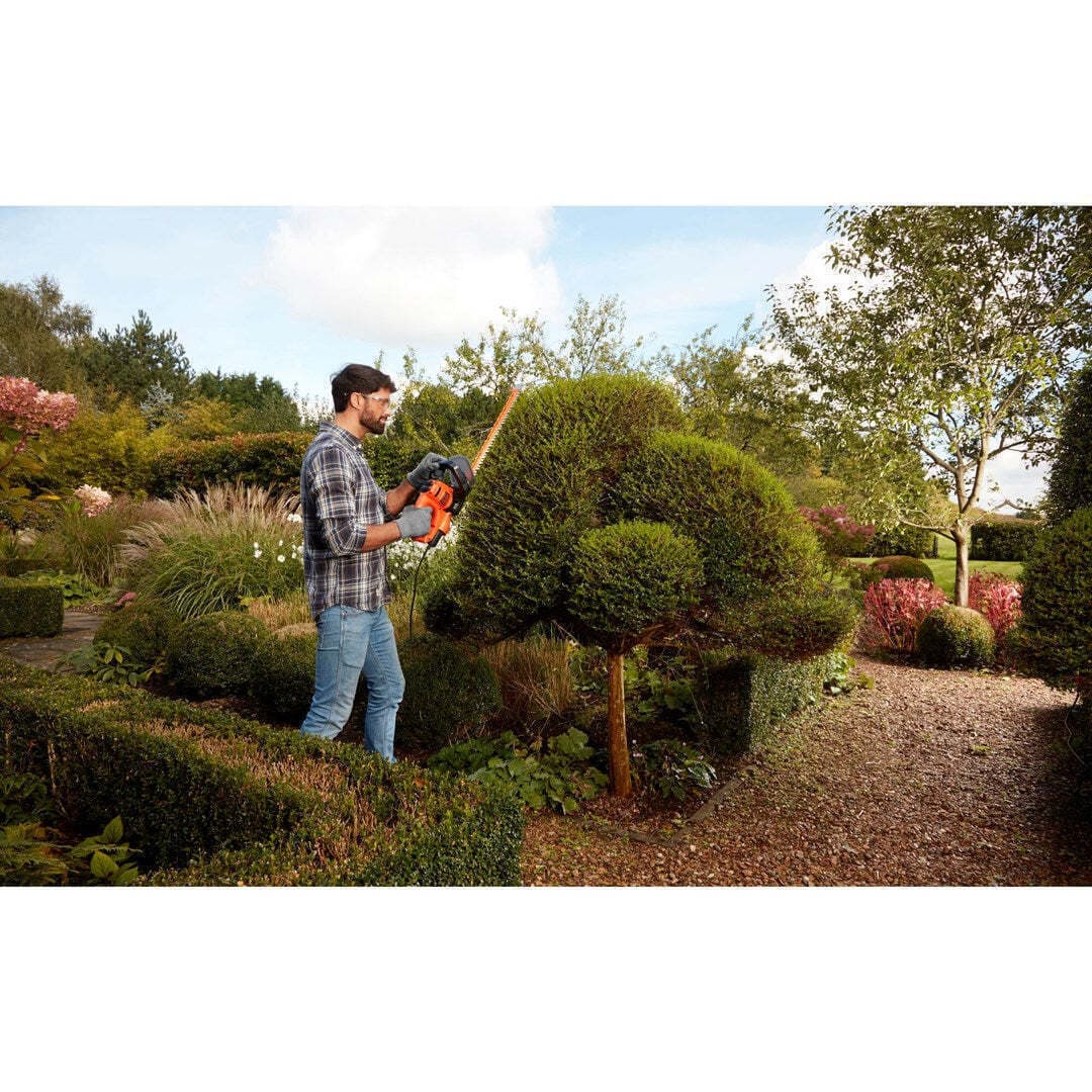 Black & Decker BEHTS401 Ηλεκτρικό Μπορντουροψάλιδο 500W με Μήκος Λάμας 55cm 10