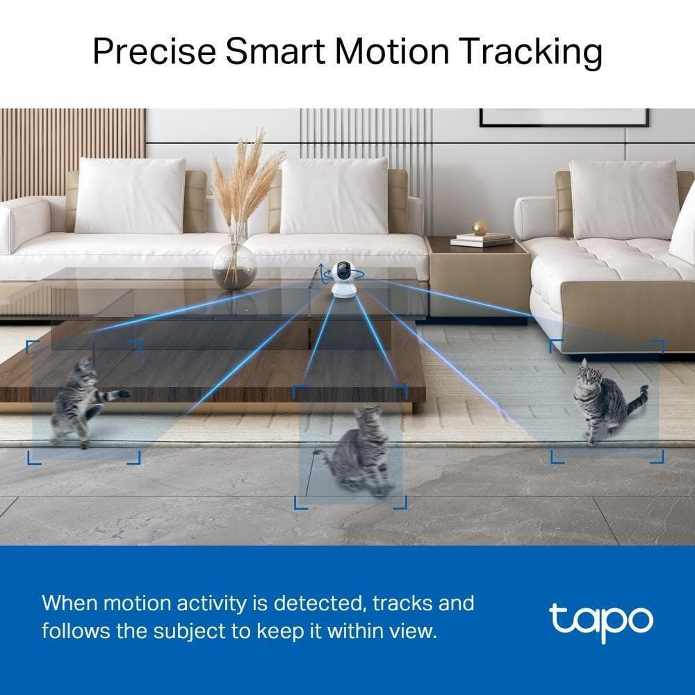 TP-LINK TAPO C230 v1 IP Κάμερα Παρακολούθησης Wi-Fi Full HD+ 5MP με Αμφίδρομη Επικοινωνία και Φακό 2.8mm 6