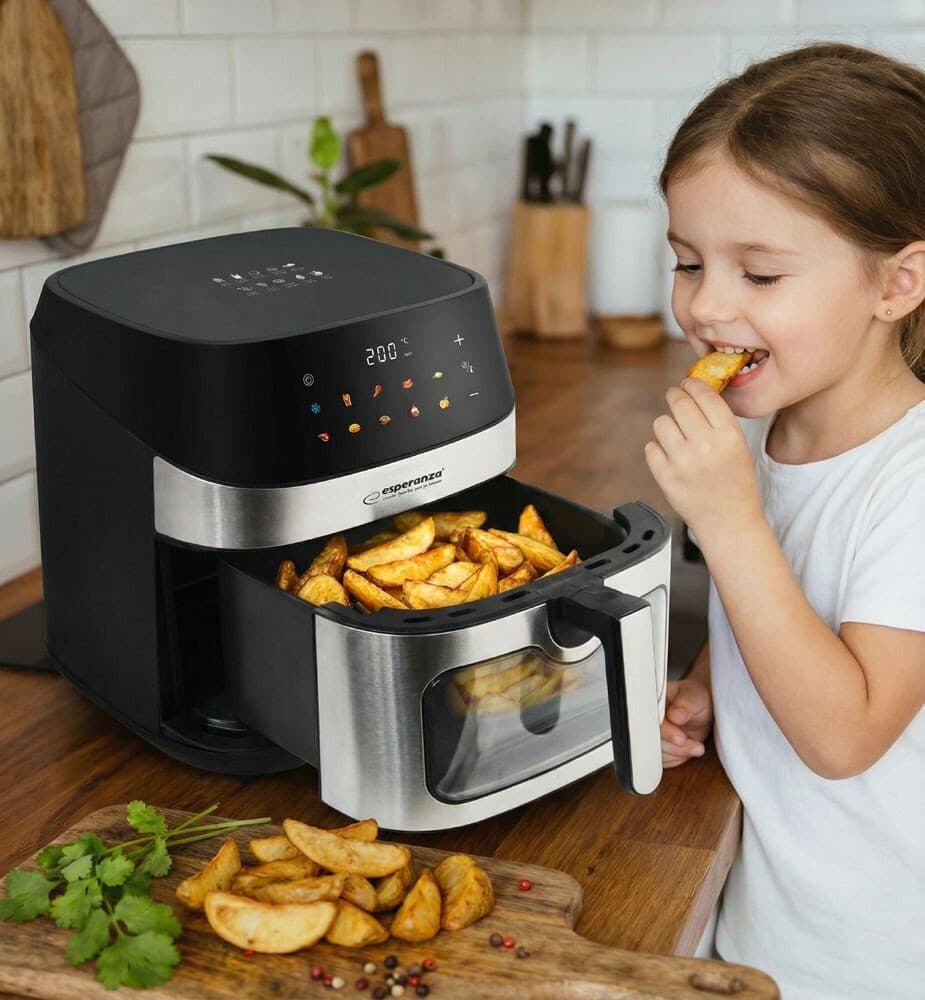 Esperanza Eka005 Air Fryer 8lt Μαύρο 4