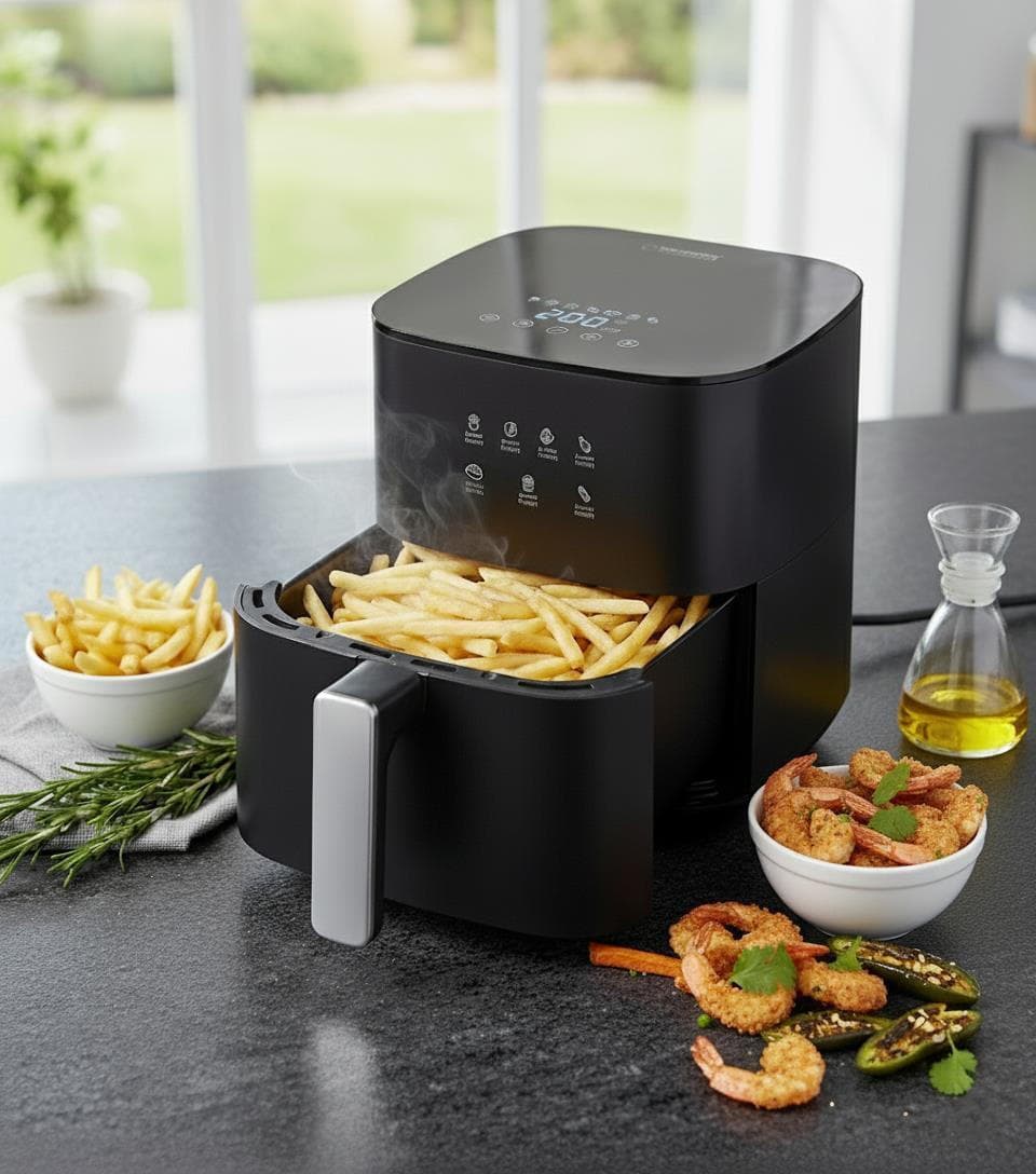 Esperanza Eka002 Air Fryer 3.5lt Μαύρο 6