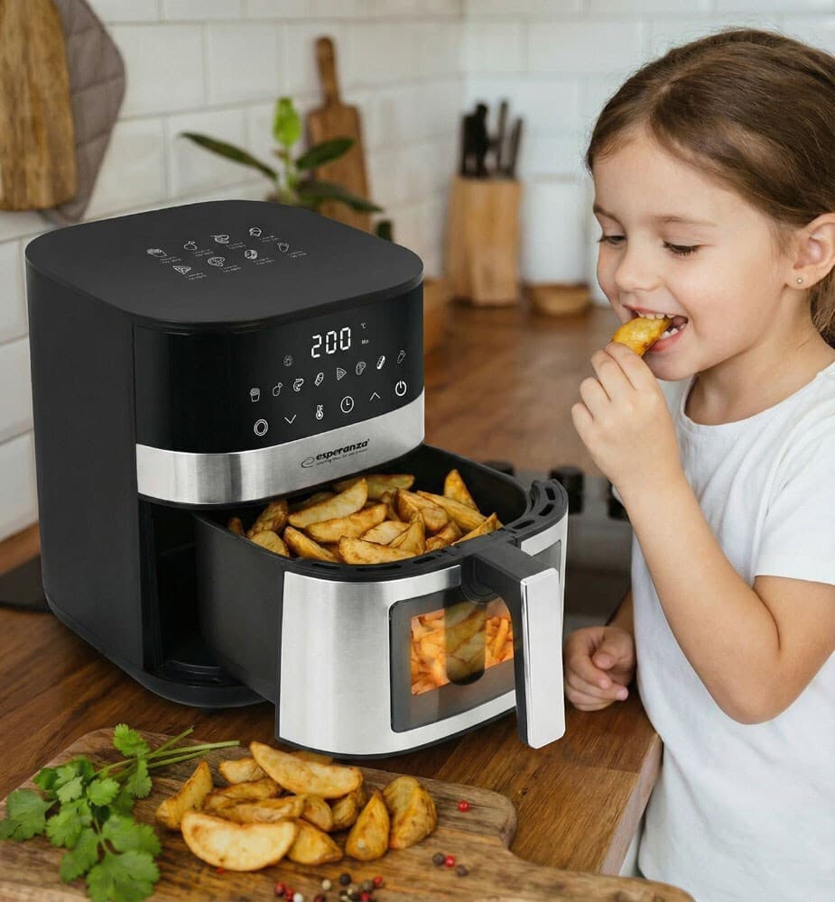 Esperanza Eka003 Air Fryer 5lt Μαύρο 6