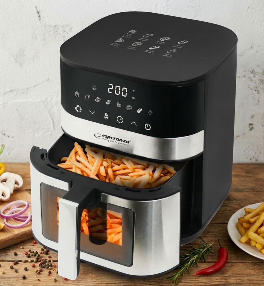 Esperanza Eka003 Air Fryer 5lt Μαύρο 7