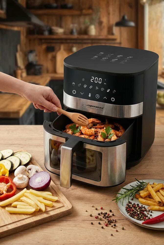 Esperanza Eka003 Air Fryer 5lt Μαύρο 9