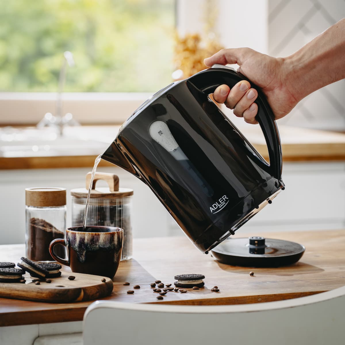 Adler Βραστήρας 2.5lt 2200W Μαύρος AD 1244b 10
