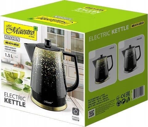 Maestro Βραστήρας 1.5lt 1500W Ασημί MR-074 6