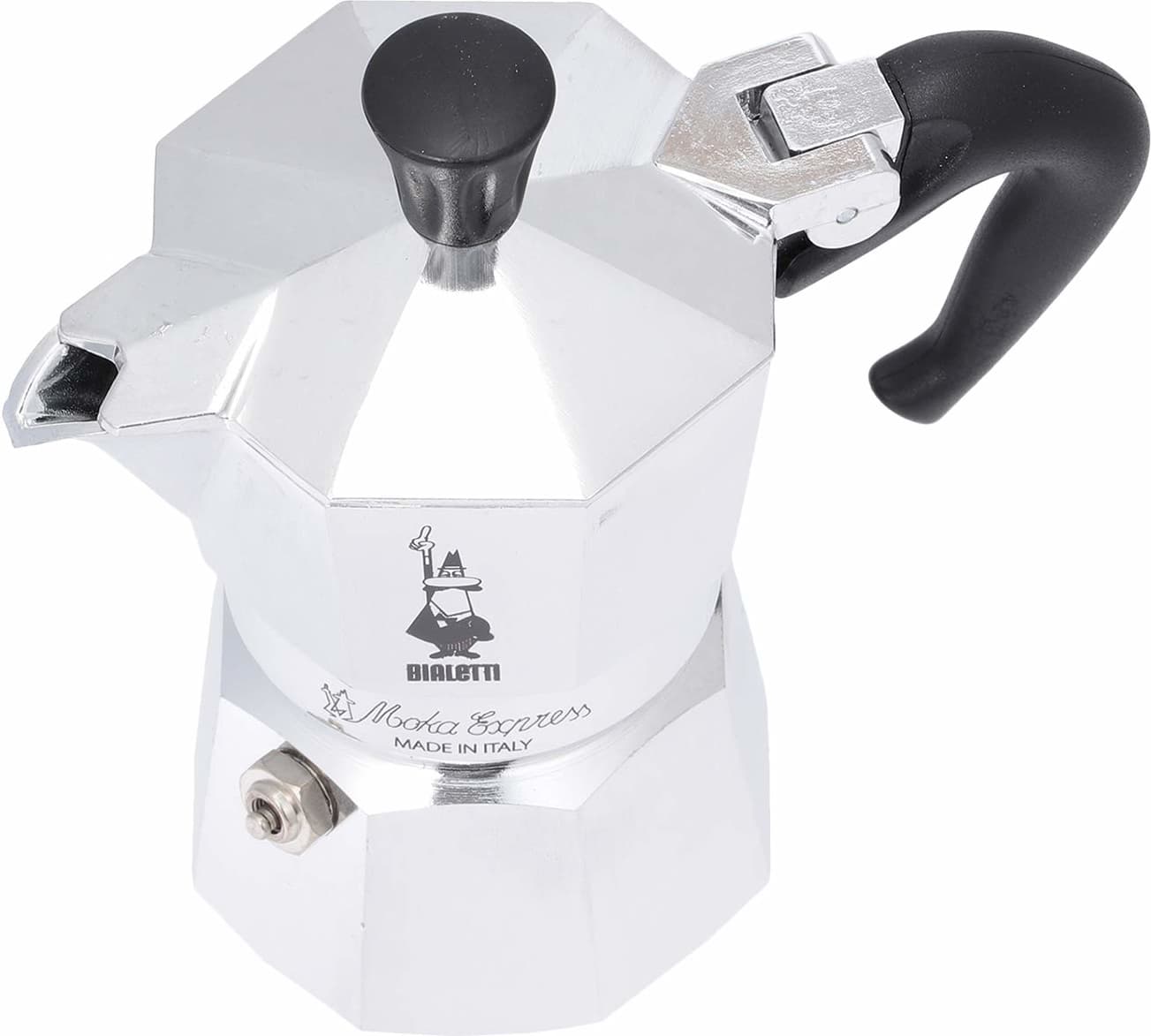 Bialetti Moka Express Μπρίκι Espresso 1cups Ασημί 0001161/OC 12